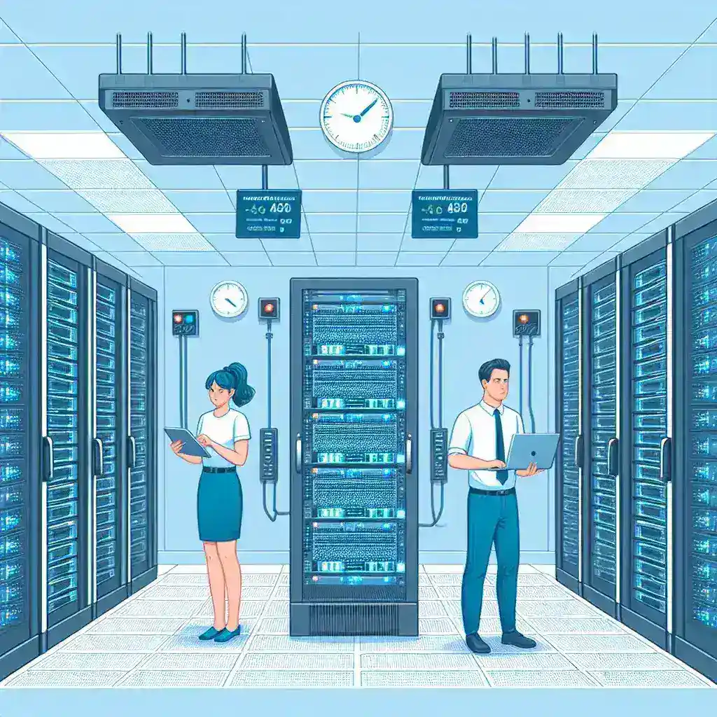 Como gerenciar o calor em um rack de servidor?